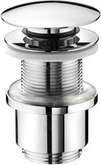 Пробка отвертия слива для раковины без перелива, незапираемая, (цв. хром), Globo ZZ