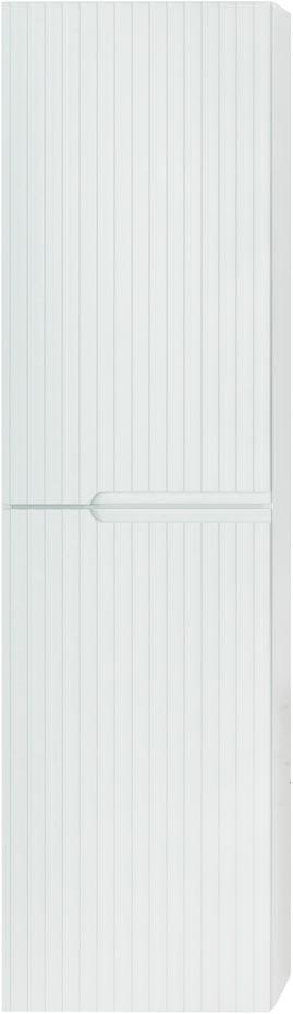 Шкаф подвесной 400х300хh1500мм, с двумя распашными дверцами с доводчиками, две полки внутри, универсальная сторонность, (цв.Bianco Lucido), Duet ZZ