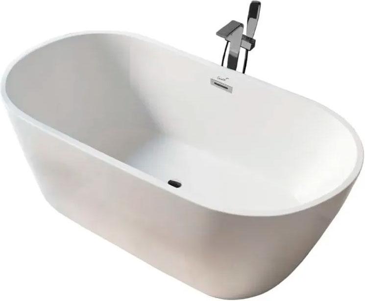 Ванна 1700x750xh600мм, отдельностоящая, слив перелив в компл., (акрил цв.белый), Resia 170II ZZ