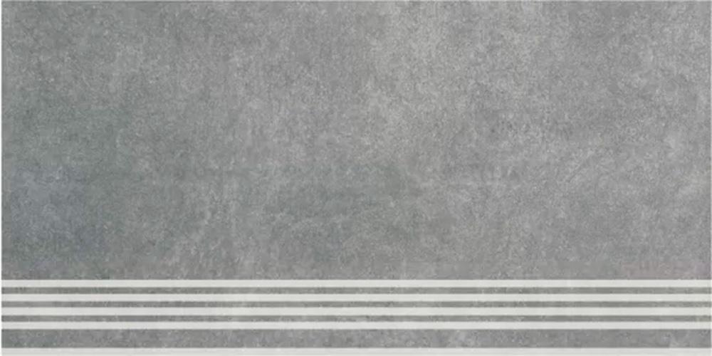 Королевская дорога серый темный обр. ступень гр. 30x60| ZZ