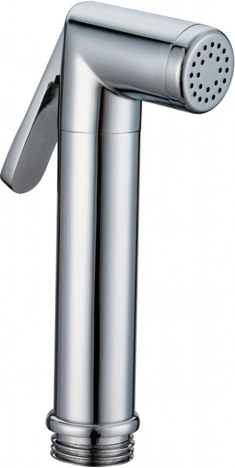 Лейка гигиенического душа, круглая, с нажимным механизмом, БЕЗ шланга и кронштейна, (пластик, цв.хром), Cezares ZZ