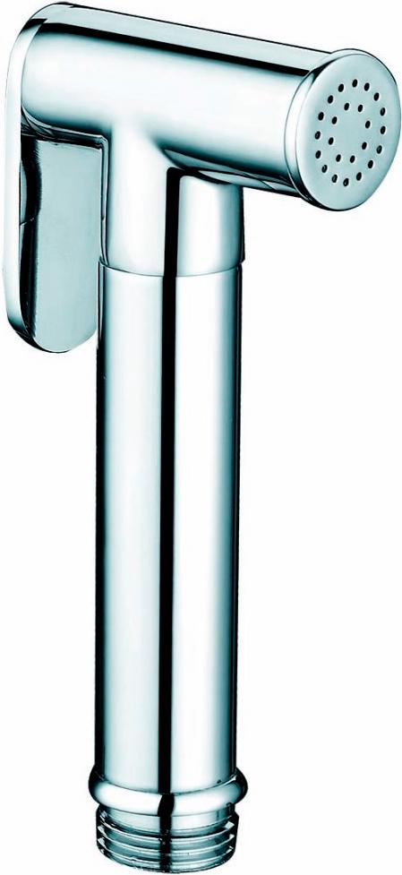 Лейка гигиенического душа, круглая, с нажимным механизмом, БЕЗ шланга и кронштейна, (пластик, цв.хром), Cezares ZZ