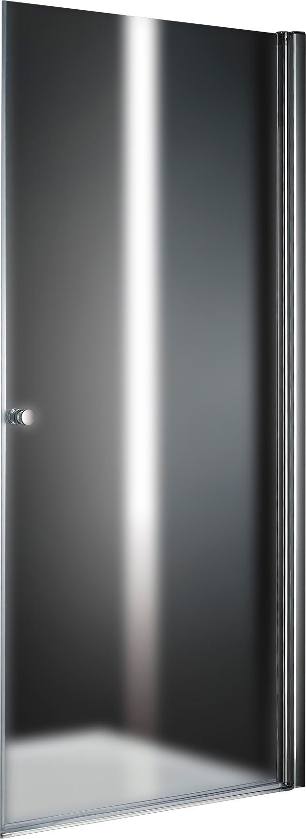 Дверь распашная в нишу 900хh1950мм, Правая, (стекло текстурное Punto 6мм, фурнит. цв.хром), Elena ZZ