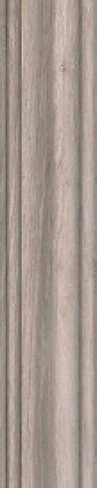 Плинтус Колор Вуд серый XX 8x39.8