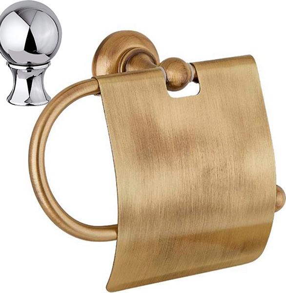 Держатель для т/б, с крышкой, (цв.хром), Aphrodite ZZ