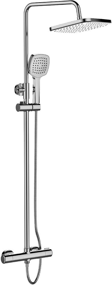 Душевая стойка STWORKI Орхус OR-04cr, 128 см, хром, ZZ