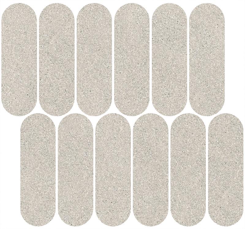 Декор Джиминьяно наборный серый светлый матовый 30x32