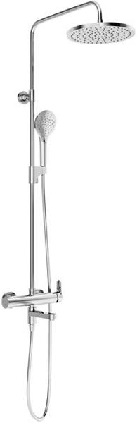 Душевая стойка Ravak DS 091.00, БЕЗ излива, смеситель, верхний душ, лейка, штанга в компл., цв. хром, ZZ