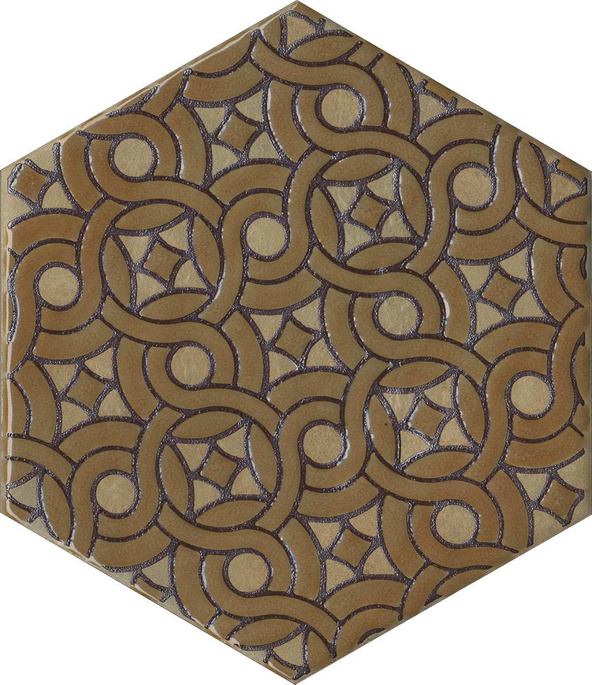 Декор Гроссето жёлтый 20x23.1