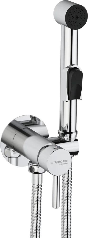 Гигиенический душ STWORKI by Damixa Хельсинки HFHS51000 со смесителем, С ВНУТРЕННЕЙ ЧАСТЬЮ, хром ZZ