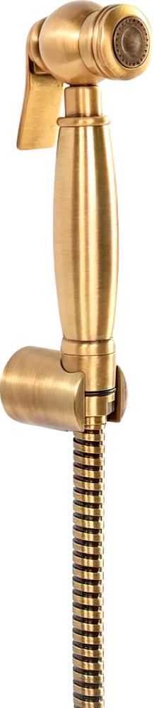 Гигиенический душ, комплект: лейка, держатель, шланг 120см., (цв.бронза), Atlantis ZZ