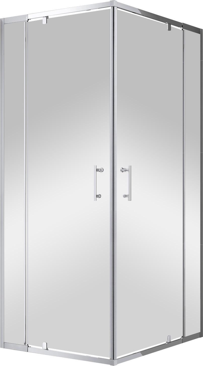 Душ.ограждение квадр. 800-900х800-900хh1950мм, распашные двери с неподв. сегментами, вход 625мм, (ст.прозр. 6мм, фурн/хром), Variante ZZ