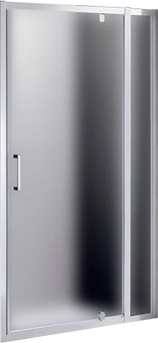 Душевая дверь1100x1950 мм, стекло-рифленое, профиль-хром ZZ