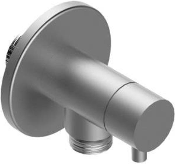 Кран-перекрыватель для подключения смесителя, 1/2 х 3/8, (цв.нерж.сталь), Z316 ZZ