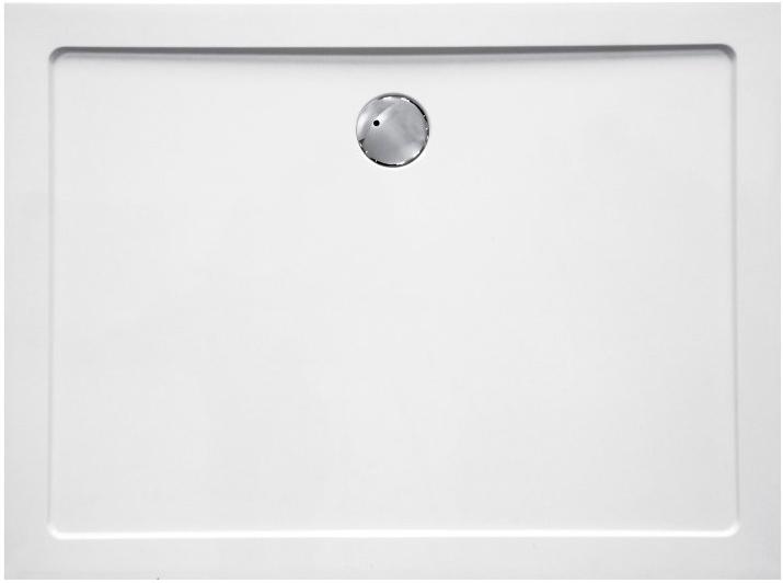 Поддон душевой 1700х800h35мм, прямоугольный, отв. слива 90мм, (без сифона, ножек, экрана), цв. белый стеклокомпозит SMC, Cezares ZZ