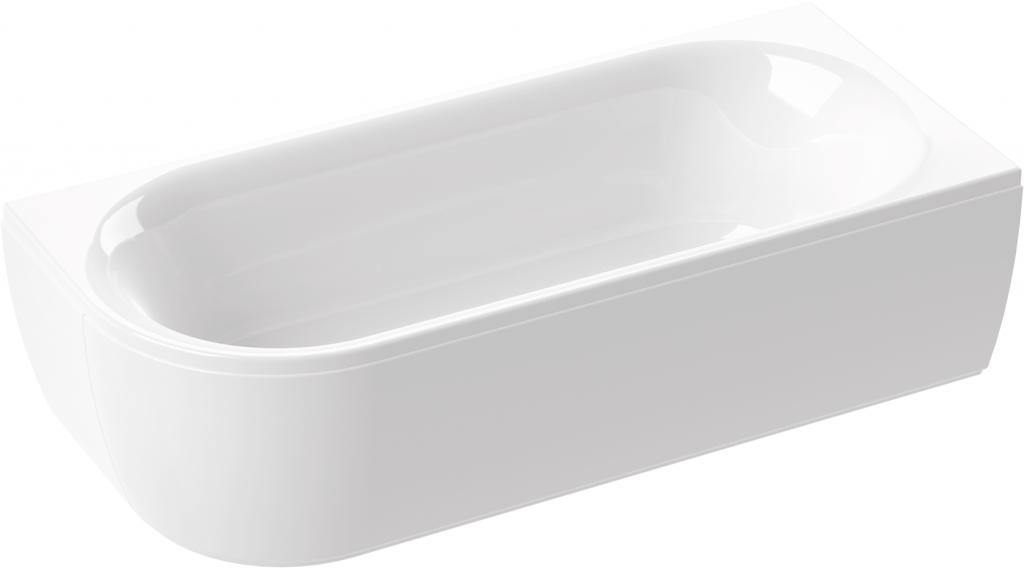 Ванна 180х80хh40(55,5)см, угловая, Правая, БЕЗ панели и мет.каркаса, (акрил), Metauro ZZ