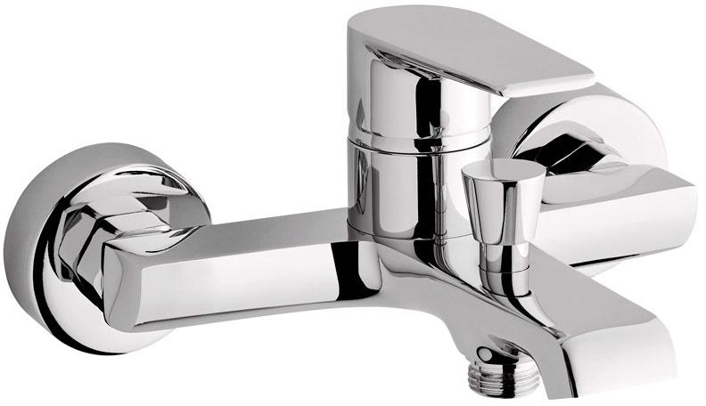 Смеситель для ванны, лейка, шланг, кронштейн в компл., (цв.хром), Nautic ZZ