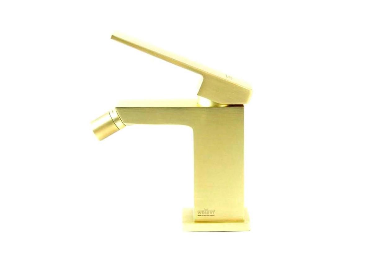Смеситель для биде, с д/к, (цв.золото матовое), Pegaso ZZ