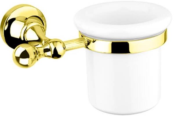 Стакан настенный керамический, (цв.золото), Olimp ZZ