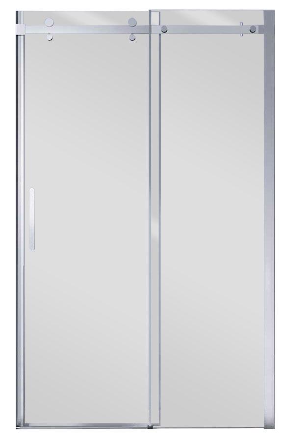 Дверь для душа, в нишу 1300хh1950мм, раздвижная, 1 дверь, 1 неподв.секция, правая/левая, (стекло прозрачное 8мм, фурн.цв.хром), Como-N ZZ