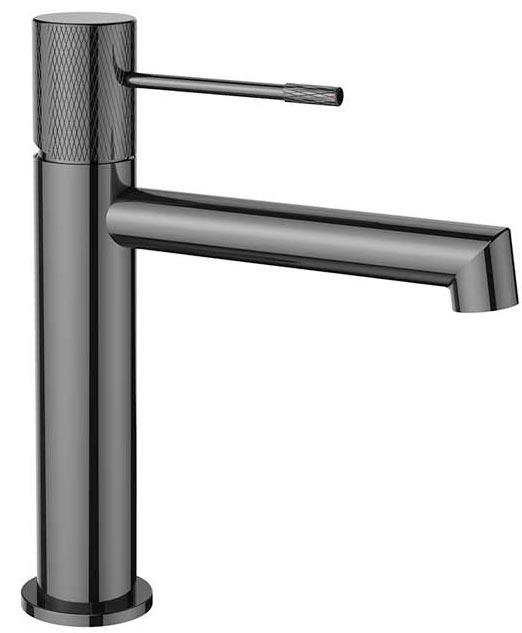 Смеситель для раковины, без д/к, (цв.вороненая сталь), Desire