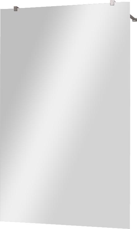 Душевая перегородка 900хh1950мм, для 2-х стороннего входа, (стекло прозрачное 8мм, поперечные кронштейны 750-1050мм, фурнит. цв.хром), Liberta ZZ