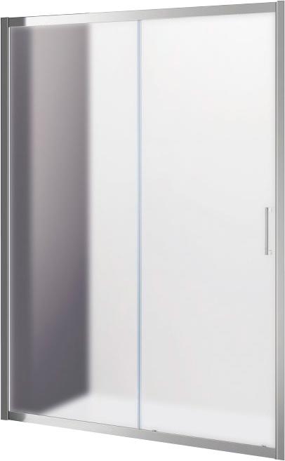 Дверь в нишу 1200(1170-1220)хh1950мм, сдвижная, правая/левая, вход 485мм,(стекло Punto-рифленное 6мм,фурнит.цв.хром), Molveno ZZ