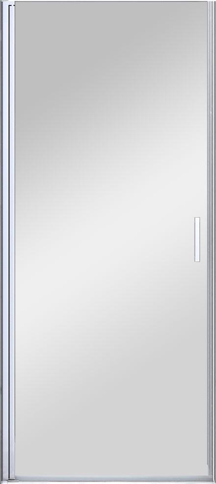 Дверь для душа в нишу, 650хh1950мм, распашная, правая/левая, (стекло 6мм, прозрачное, фурн.цв.хром), Alpha ZZ