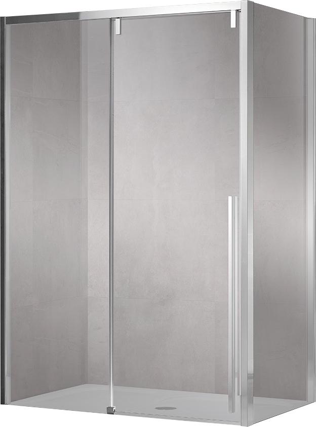 Душевой уголок 1600х1000хh1950мм, прямоуг., правый/левый, (стекло прозрачное 8мм Easy Clean, фурн.цв.хром), Lugano ZZ
