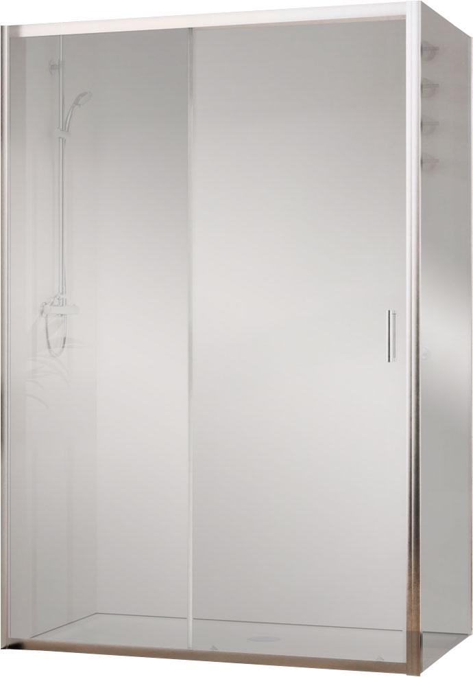 Душевой уголок 1100х900хh1950мм, прямоуг., правый/левый, (стекло прозрачное 5мм, фурн.цв.хром), City ZZ