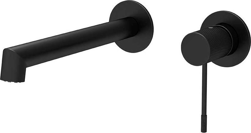 Смеситель для раковины, встраиваемый в стену, внутрен. часть в компл., (цв.черный), Desire ZZ