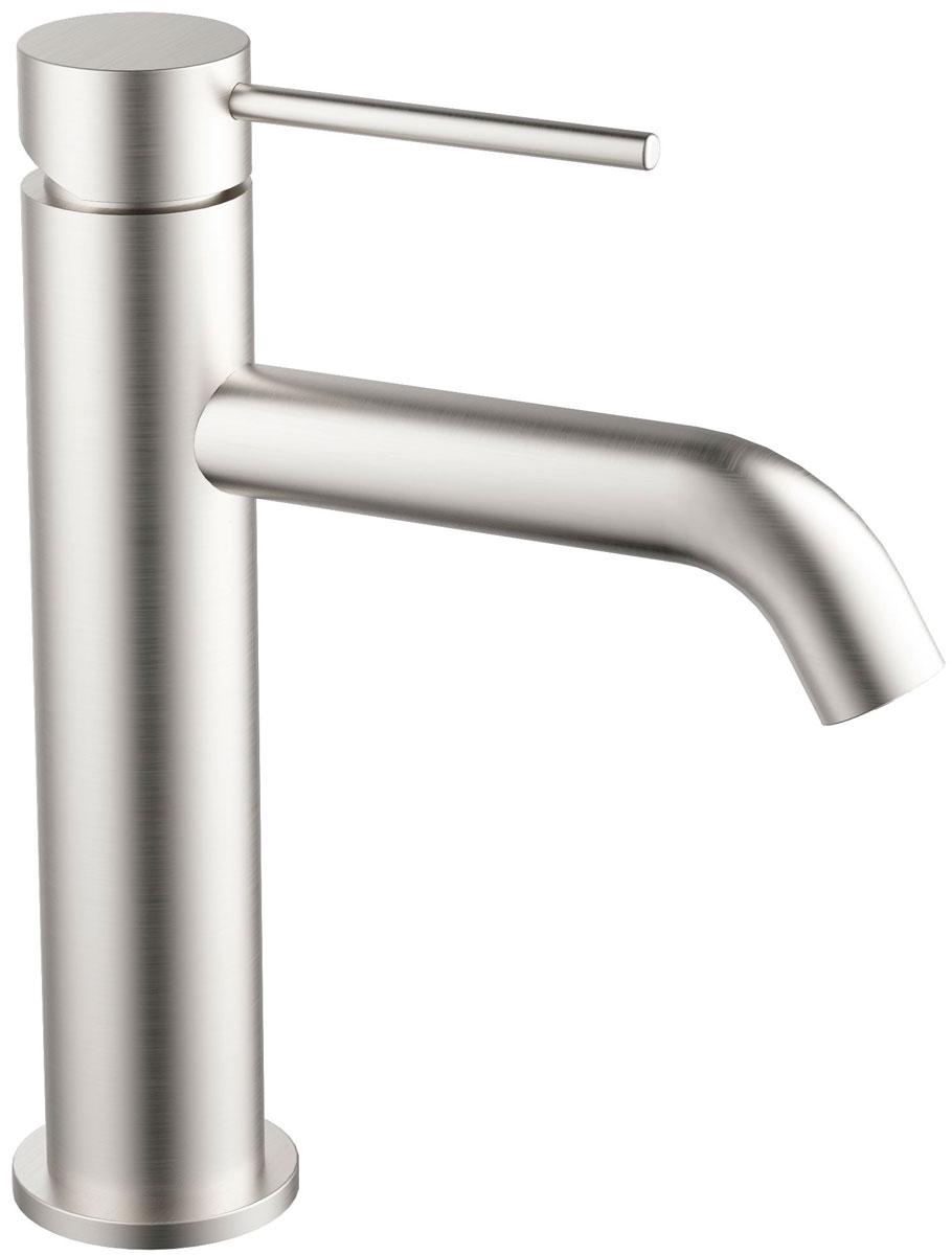 Смеситель для раковины, без д/к, (цв.брашированный никель), City ZZ