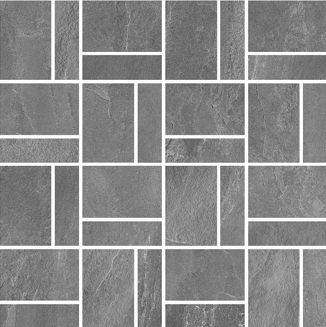 Декор Про Слейт серый мозаичный |30x30