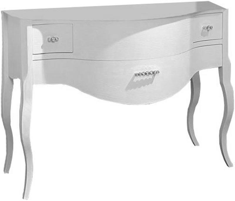 База под раковину 103*57*81см, с тремя выдвижными ящиками (цв. Bianco Frassinato, БЕЗ столешницы и раковины), Lady ZZ