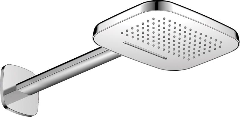 Верхний душ 255x210мм, 2 режима, (цв. хром), Tesoro ZZ
