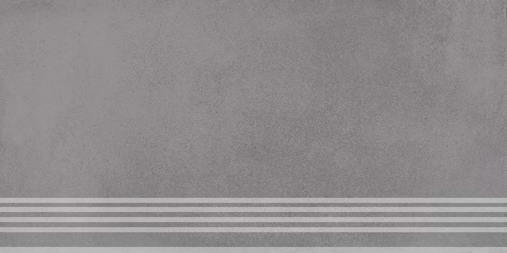 Мирабо серый обрезной обр. ступень гр. 30x60| ZZ