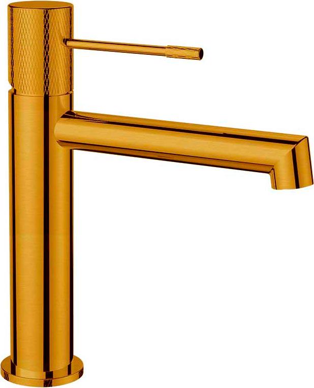 Смеситель для раковины, без д/к, (цв.браш.золото), Desire ZZ