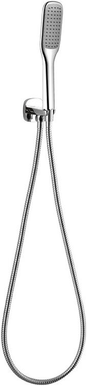 Душевой гарнитур, кронштейн совмещ.со шланговым соед., лейка д/д ручн., шланг 150см, (цв.хром), Tesoro ZZ