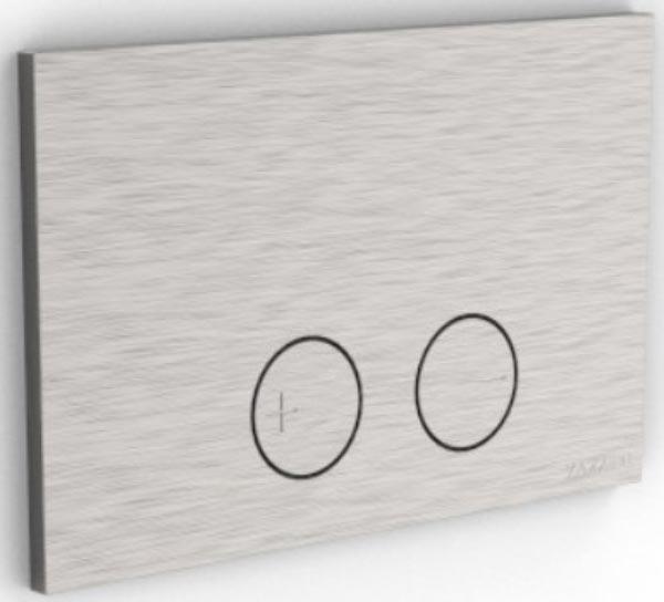 Клавиша двойного смыва, для монтажа с инсталяциями Geberit (Sigma), (цв.нерж.сталь), Z316 ZZ