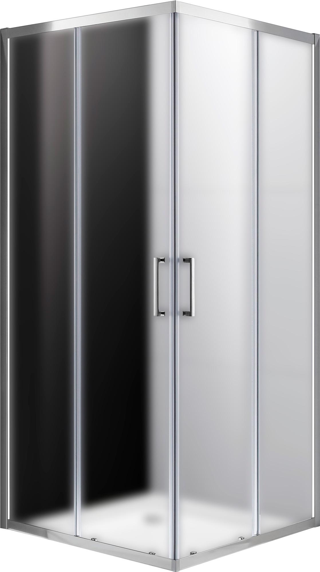 Душевой уголок 900(880-905)х900(880-905)хh1900мм, квадрат, (стекло текстурное Punto 6мм, фурн.цв.хром), Molveno ZZ