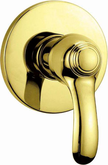 Смеситель для душа, встраиваемый в стену, (цв.золото), Lira ZZ