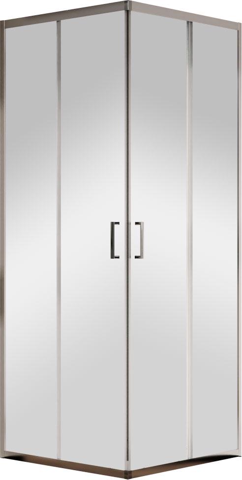 Душевой уголок 1000х800хh1950мм, прямоуг., правый/левый, (стекло прозрачное 5мм, фурн.цв.хром), City ZZ