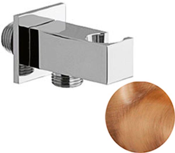 Kронштейн для душа с выходом воды 1/2 для подключения душа, (цв.бронза), Cezares ZZ