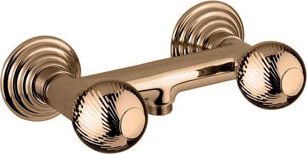 Смеситель для душа  (цв.бронза, ручки круглые), Olimp ZZ