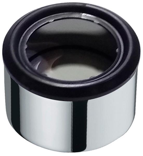 Кольцо для стеклянных раковин, (для возможности установки донного клапана смесителя на раковины без перелива), (пластик цв. хром), Cezares XXZZ