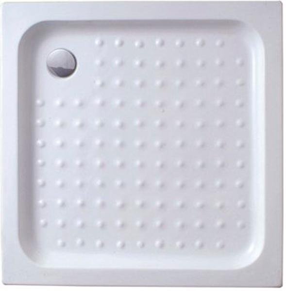 Поддон душевой 900х900h150мм, квадратный, отв. слива 90мм, (без сифона арт.CZR-01-90), акрил цв.белый, Cezares ZZ