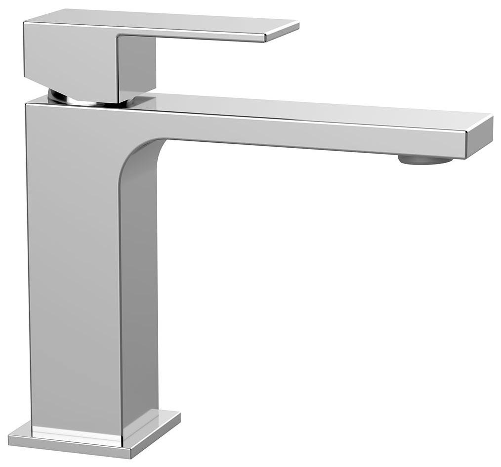 Смеситель для раковины, без д/к, (цв.хром), Cube ZZ
