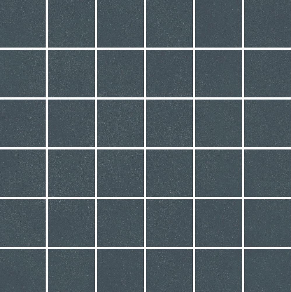 Декор Про Чементо мозаичный синий тёмный матовый 30x30