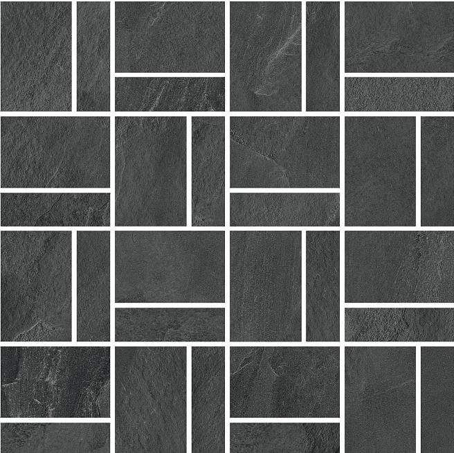 Декор Про Слейт антрацит мозаичный |30x30