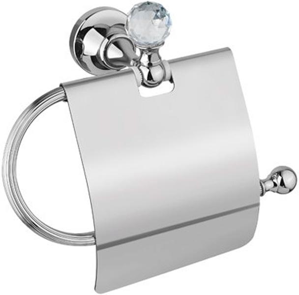 Держатель туал.бумаги с крышкой (цв.хром, Swarovski), Olimp ZZ